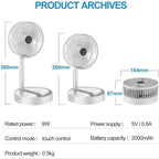 Powerful Rechargeable High Speed Table Desk Fan. VBBBBDFGHJKLFGHJKLFGHJKLGHJKLGBHNJKL