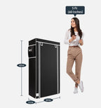 6 Rack Collapsible Wardrobe Cabinet and Shoe Rack FGHNMNMNMNMLKJKJNM,M,NM