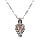 Freshwater Shell Canned Oyster Ocean Love Real Pearl Necklace SetCVBNBNBNMNN,M