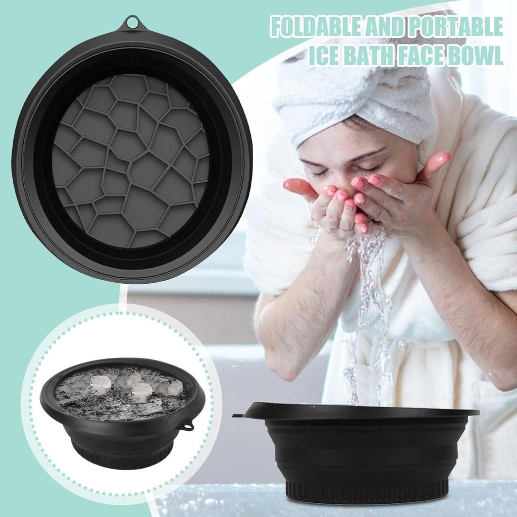Face Bowl for Ice Portable Washing Basin for Puffiness Relief