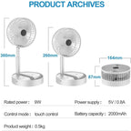 Powerful Rechargeable High Speed Table Desk Fan. VBBBBDFGHJKLFGHJKLFGHJKLGHJKLGBHNJKL