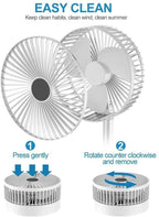 Powerful Rechargeable High Speed Table Desk Fan. VBBBBDFGHJKLFGHJKLFGHJKLGHJKLGBHNJKL