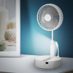 Powerful Rechargeable High Speed Table Desk Fan. VBBBBDFGHJKLFGHJKLFGHJKLGHJKLGBHNJKL